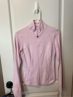 lululemon athletica Soft Pink Full-Zip Athletic Jacket